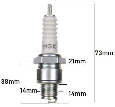 Bujie Scuter NGK B8HS
