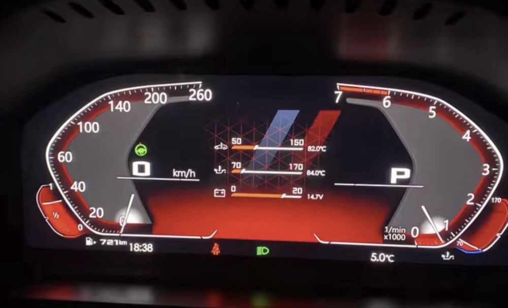 Ceasuri digitale de bord Virtual Cockpit BMW F07 F10 F11 F18 F06 F12 F13 F01 F02 F03 X3 F25 X4 F26 X5 F15 X6 F16 F30 F31 F34 F32 F33 F36