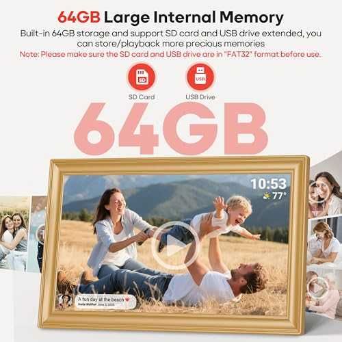 Дигитална фоторамка BIGASUO 15.6 64GB WiFi
