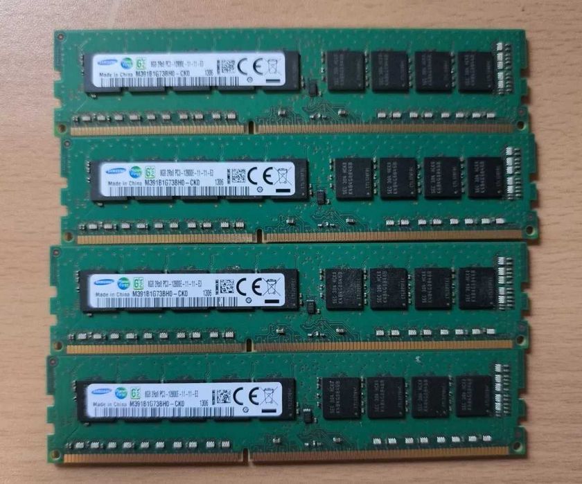 memorie DDR3 kit 16GB ECC 2x8GB HP gen G8 PC3L-12800E samsung