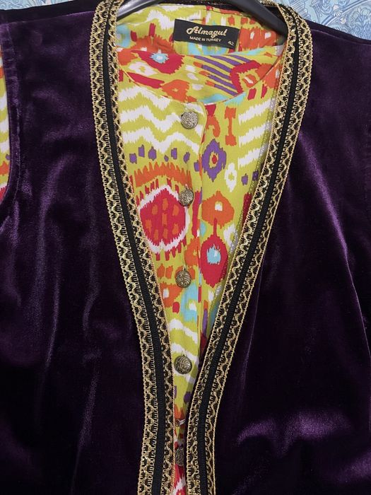 Двойка платье с жилетом