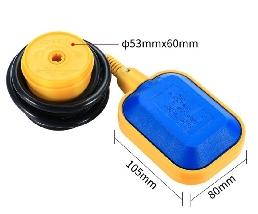 Ниворегулатор, поплавък за помпа, за горно и долно ниво, круша