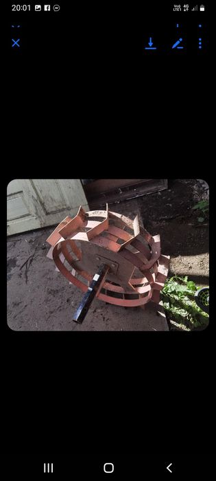 Vând roti de motocultor de 15 cai cu manicoti