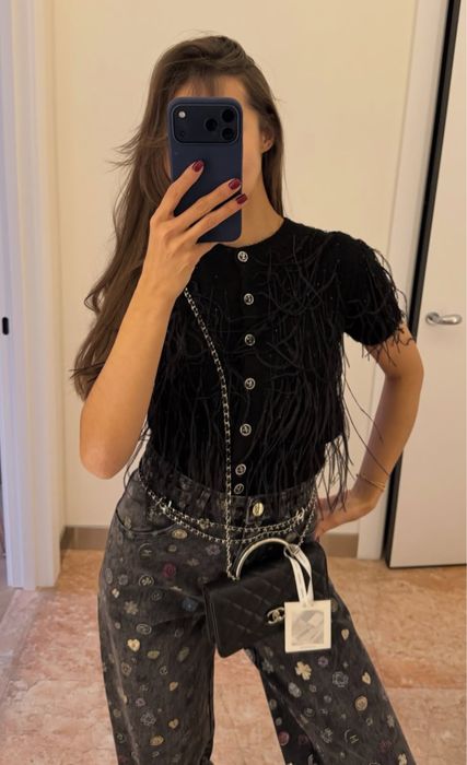 Сумка chanel woc с ручкой