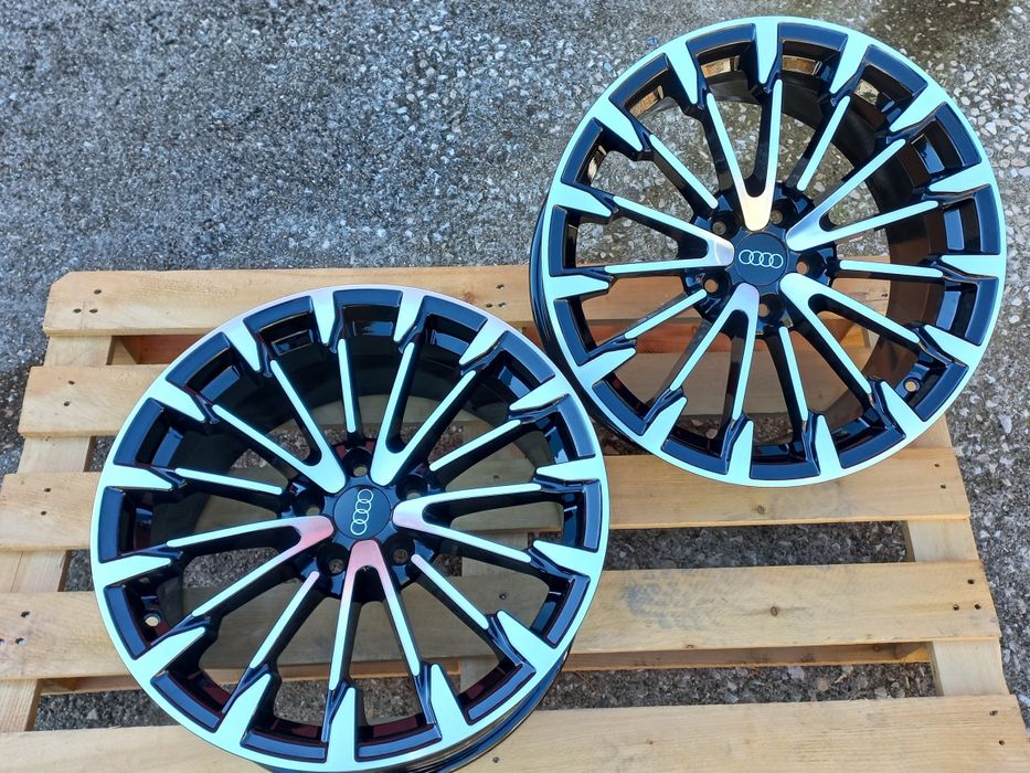 19.Audi S.Line 8.5j et35 Black Polish Diamond A3 A4 A6 A7 A8 Q2 Q3 Q5