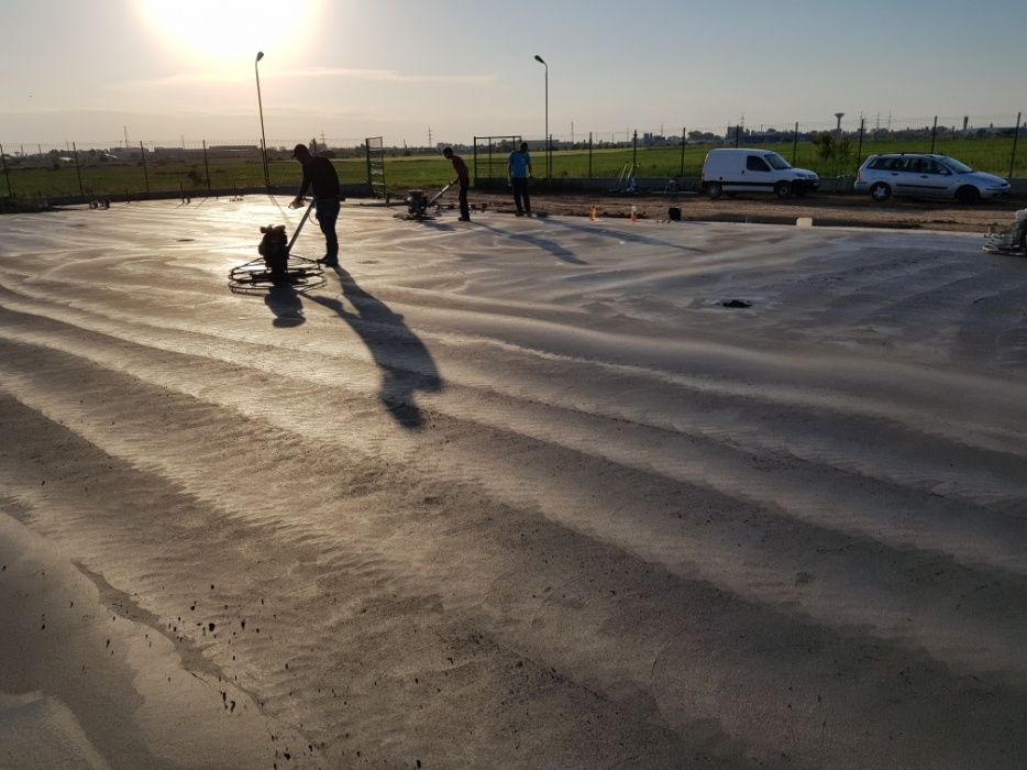 Betoane elicopterizate, Turnari si finisari betoane