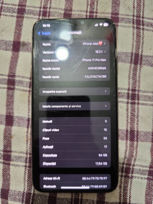 Schimb iphone 11 pro max si sistem genius