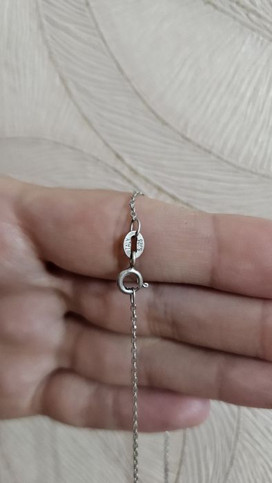 Серьги цепочка серебро