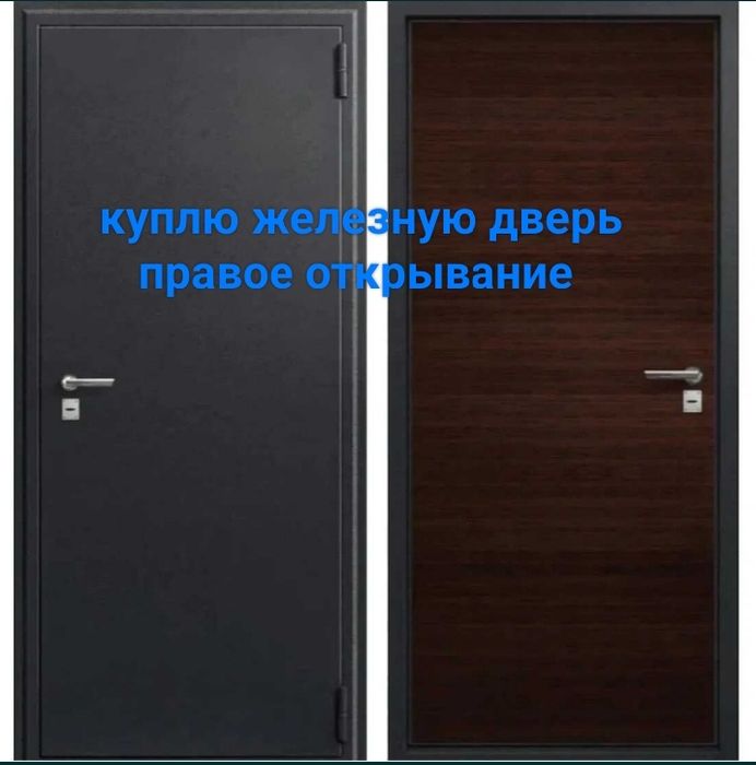 Входные двери  правое