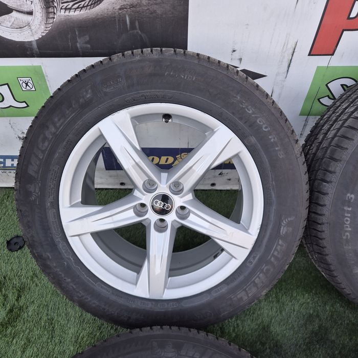 Jante Q5 R 18 5x112 cu anvelope noi 235 60 18 Michelin 2025