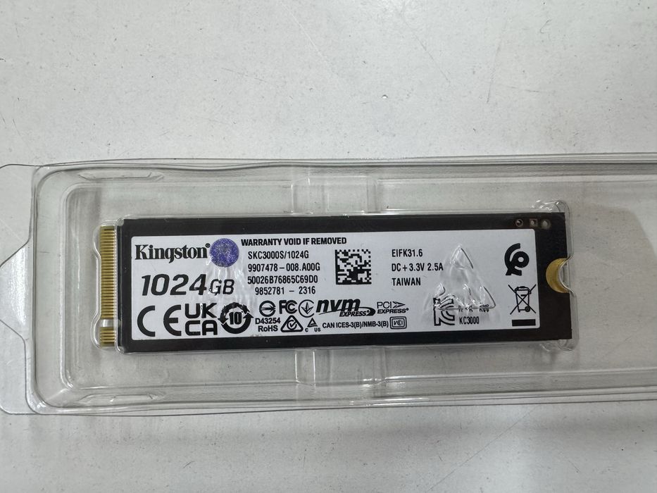 SSD накопитель Kingston KC3000