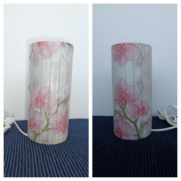 Veioză de sticlă handmade