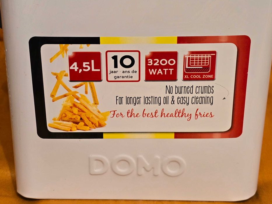 Friteuza Domo DO519FR, 4,5 L Alb/Negru