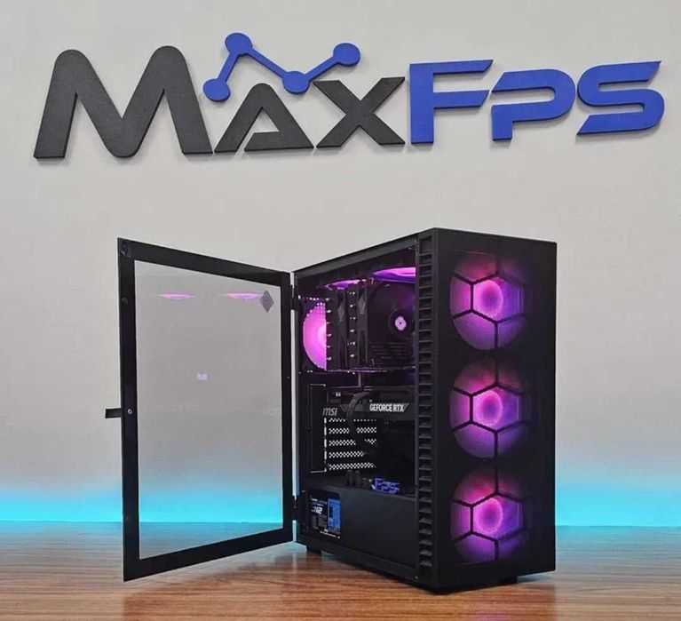 Геймърски Компютър! RTX 5080, Ryzen 7 7800X3D, 32 GB RAM - НОВ