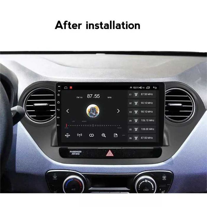 Navigatie Android 14 Hyundai i10 2014-2017 1/8 Gb Waze CarPlay +CAMERA