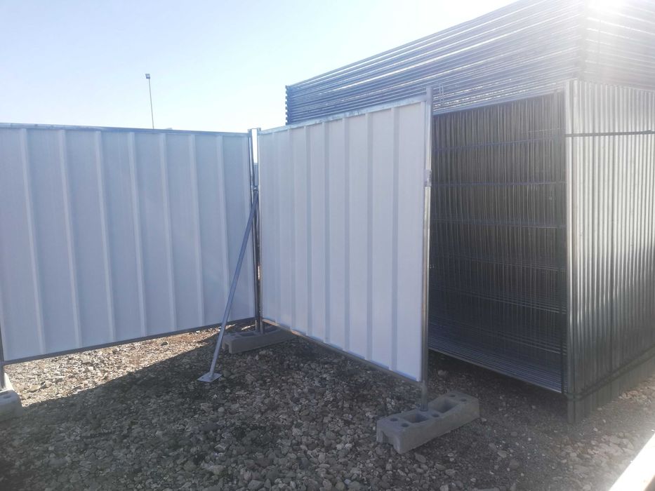 Мобилна строителна ограда плътна 2.00x2.40м ***ПРОМОЦИЯ***