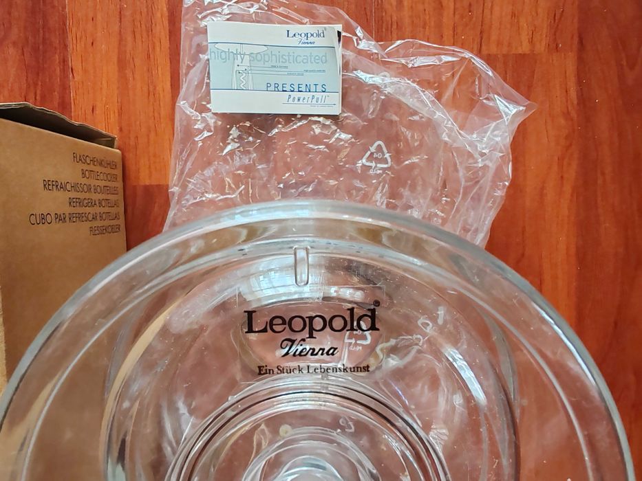 vand Răcitor de sticle Leopold Vienna Classic cu pereți dublu ,, nou ,,