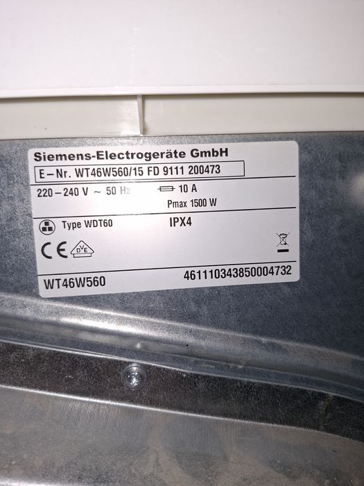 Сушилня Siemens WT46W560
