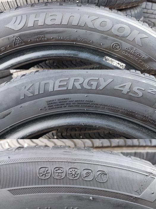 4бр. всесезонни гуми 165/60/14 Hankook Kinergy 4 S
dot23
7.18mm
Добро