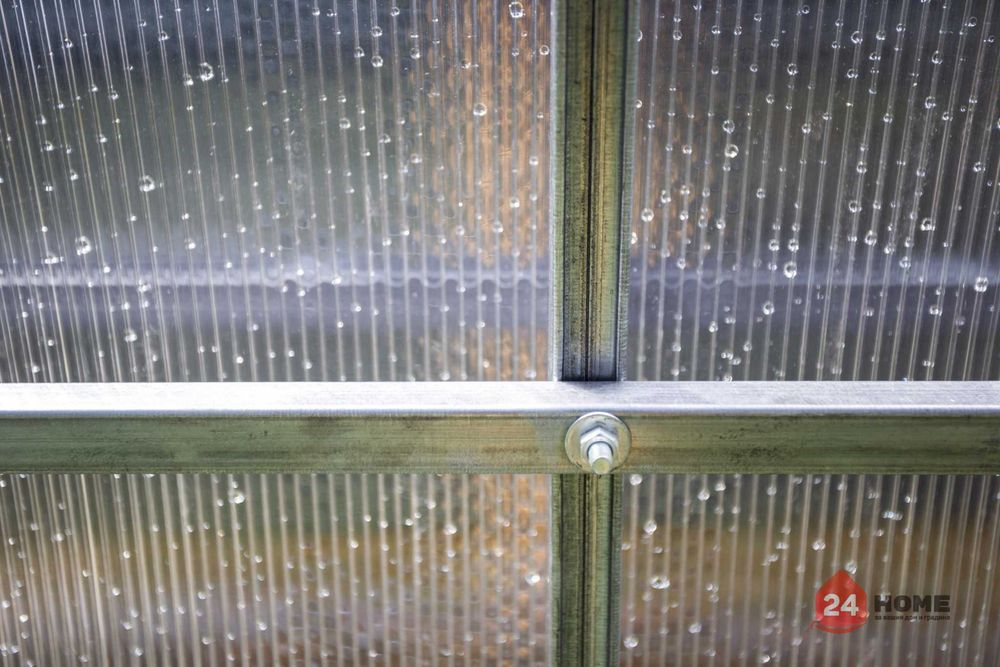 Оранжерия SUNNY Strong с покритие от поликарбонат 4мм, ширина 3 метра