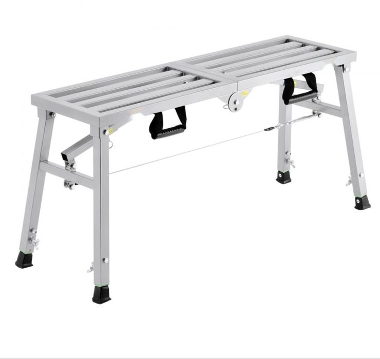 Platforma de lucru portabila, Schela, Inaltime reglabila, Capacitate incarcare 181 kg