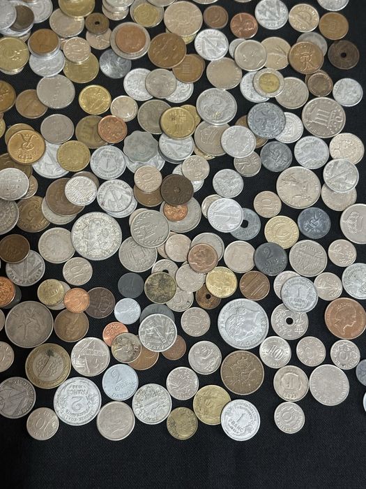 Raritate! Lot Colecție peste 340 Monede Străine | Diverse Țări , Ieșite din Circulație! Factura!