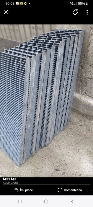 Grătare zincate la diferite dimensiuni