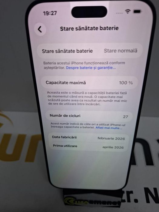 Telefon mobil Apple iPhone 17 Pro Max, 256GB -N2-