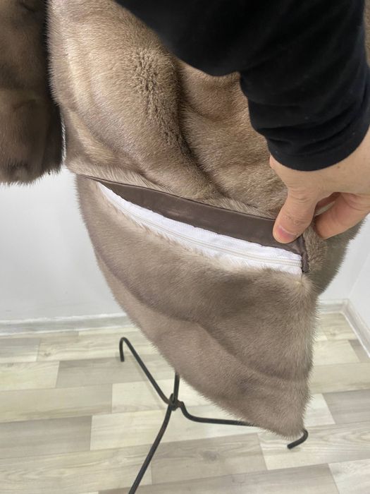 Скидка.Натуральная норковая шуба по отличной цене С шапкой