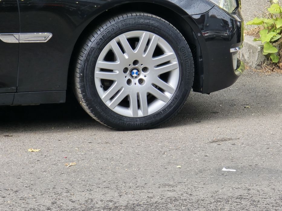 Jante BMW seria 7,5si 3 cauciucuri aproape noi