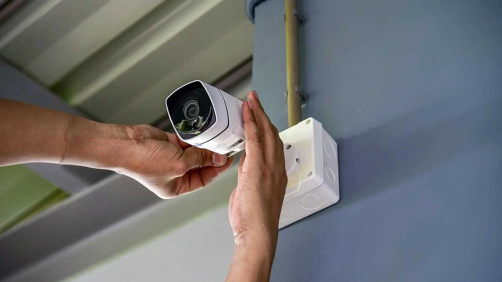 Установка систем видеонаблюдения (IP и TVI камеры)