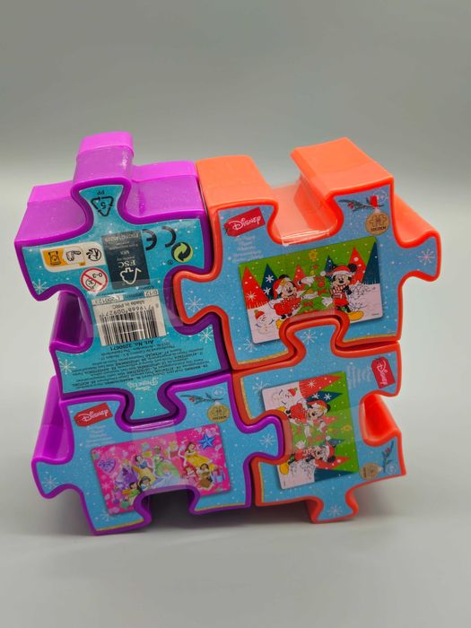 Комплект 4 детски пъзела Disney в кутии тип пъзел 36/48 части,30x20 см