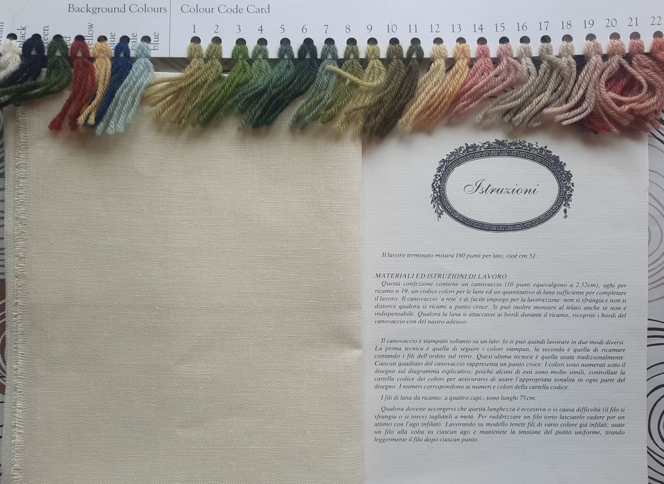 Гоблен "Рози" за шиене с вълнени конци