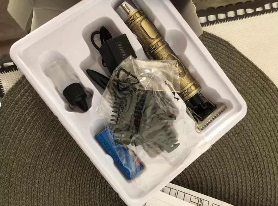 Безжичен машинка за подстригване за коса и брада, тример мощност 5W