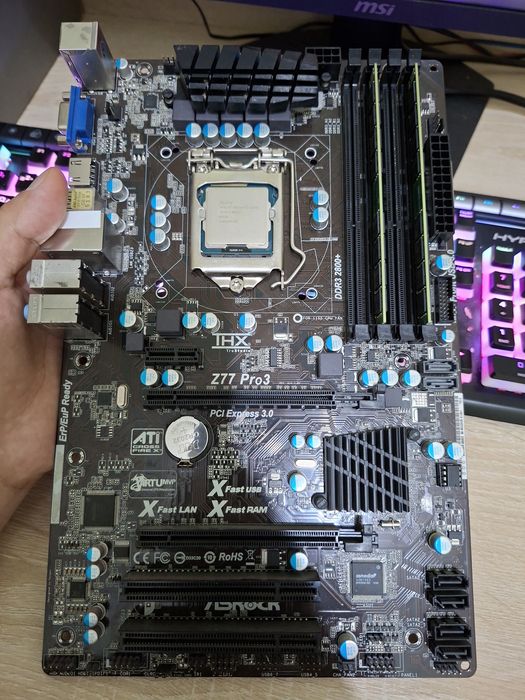 asrock h77+16gb+cpu