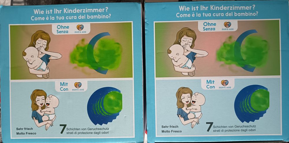 Пълнители за кошче за памперси Mom's Aide Nappy Bin Refills.