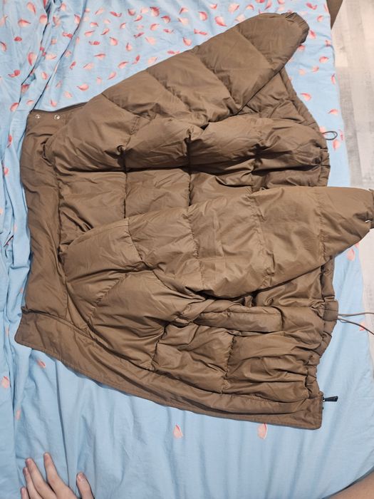 Куртка пуховик коричневый
