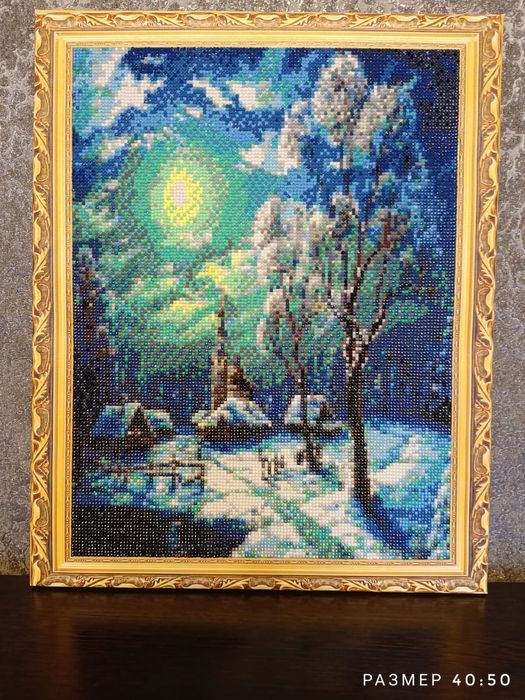 Картина . В технике алмазная мозайка.