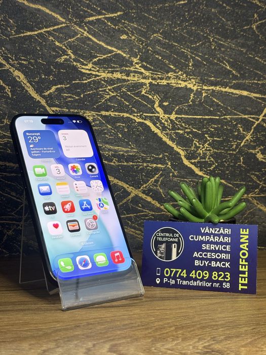 Iphone 16/128GB/2 ani Garantie Centrul de Telefoane/rate