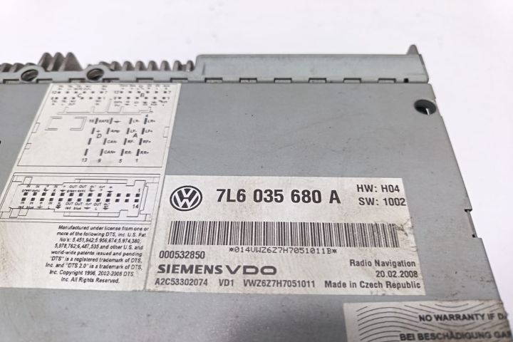 Radio cd / Navigatie 7L6035680A Volkswagen VW Touareg generatia 1 7L