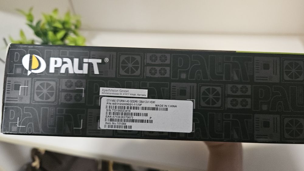 Видеокарта Storm Palit gtx 1650 4gb