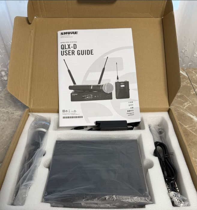 QLXD B-58 Microfon Wireless UHF – Transmisie 100m  - 900Mhz