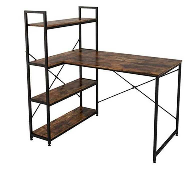 Удобный компьютерный стол с полками — для работы и учебы m35