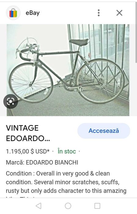 Bicicleta cursiera Bianchi 022 Ishiwata Limited vintage