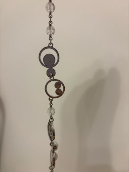 Bratara reglabila Swarovski din argint rodiat si cristale