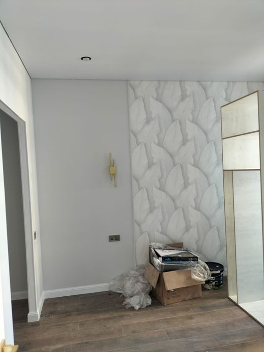 Обой 800 тг, покраска 600 тг