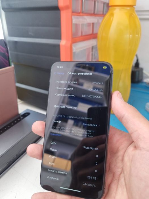 Iphone x 256гб эмкость 100%