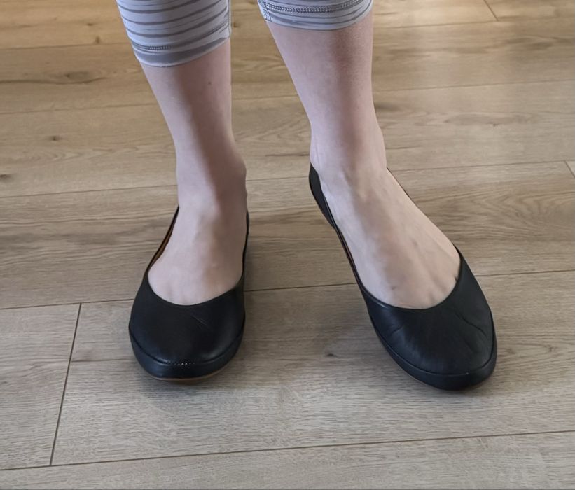 Кожаные мягкие балетки