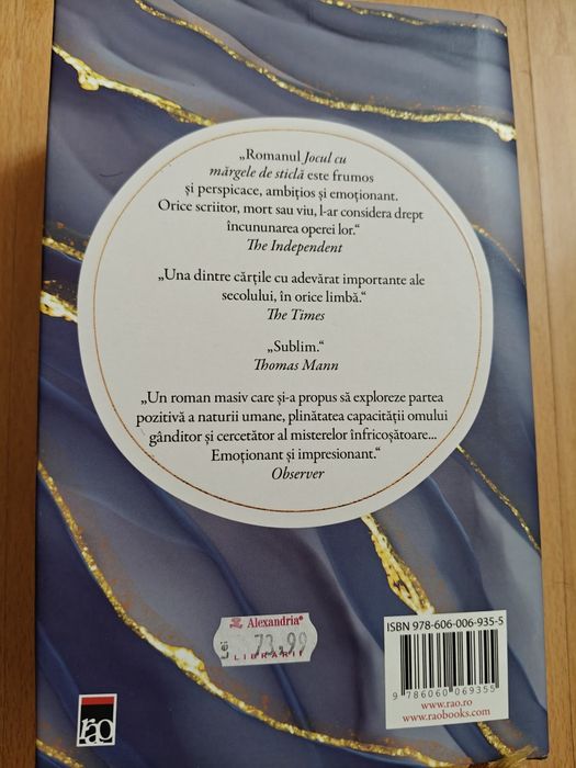 Jocul cu margele de sticla si Cele mai frumoase povestiri