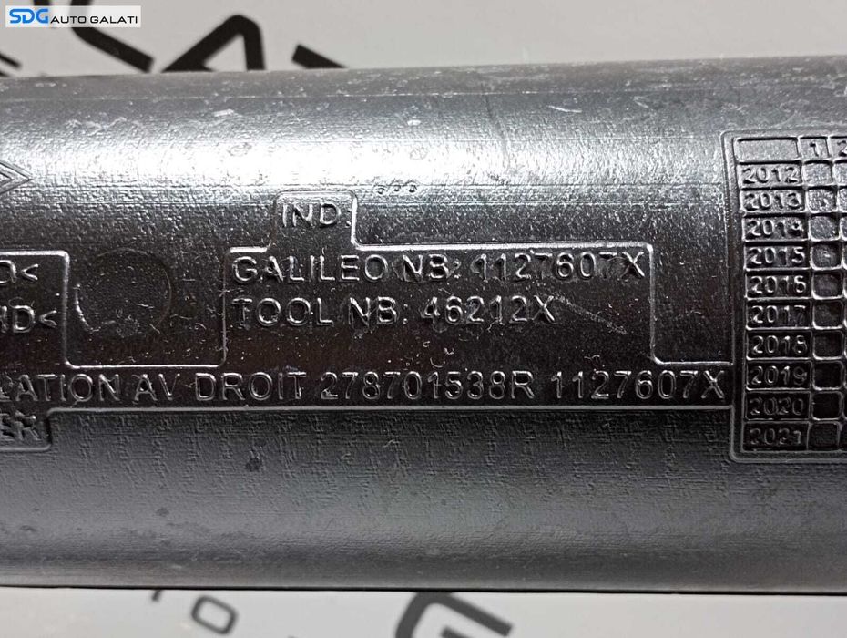 Tub Tubulatura Conducta Admisie Aer Dacia Sandero 2 2012 - 2020 Cod 278701538R [M4268]